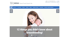 Desktop Screenshot of nestle-me.com